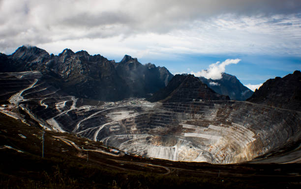 Grasberg Mine stock photo