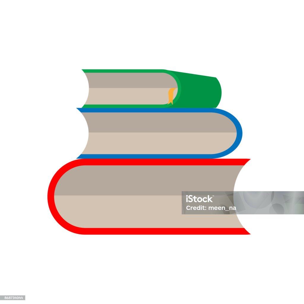 Booktuber Vector Book Set Vector On White Background Stock Illustration - Download Image ...