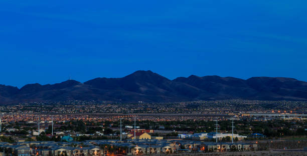istock Las Vegas sky line looking into the canyon area 868734520