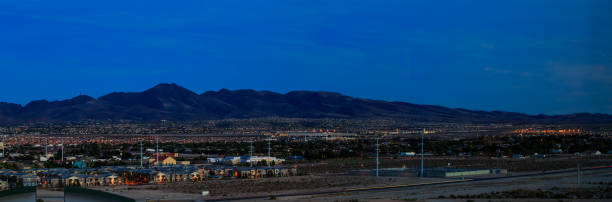 istock Las Vegas sky line looking into the canyon area 868740748