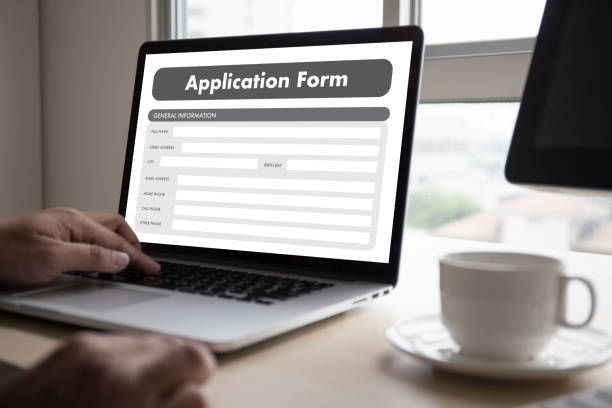 istock business man working on laptop computer use Online Web Job Application Form moniter 868762472