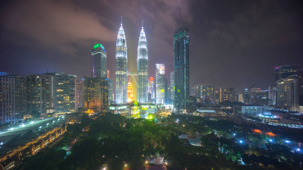 istock Night scene at Kuala Lumpur 868766502