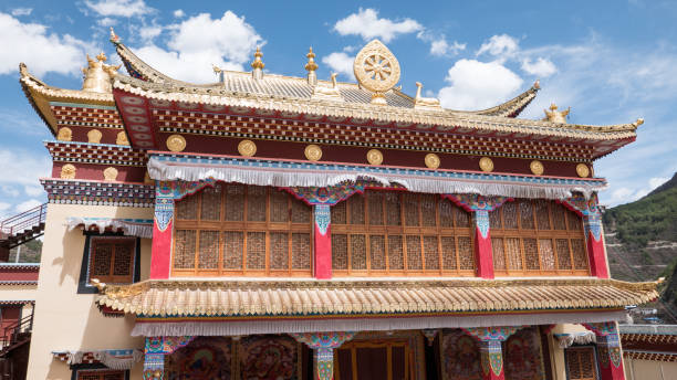 istock Nanwu Monastery, Kangding, Garze, Sichuan, China (Wide-Screen) 868769686