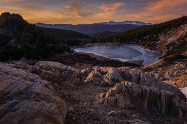 istock Sunrise at St Marys Glacier - Colorado 868775914