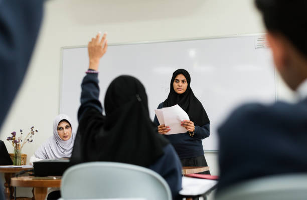 istock diverse muslim children studying in classroom 868779636