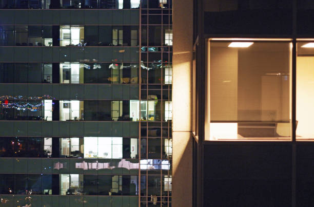 istock View of office buildings from adjacent building 868782064