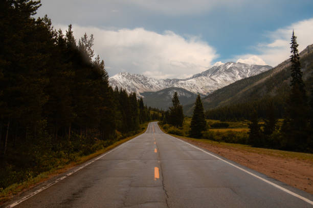 istock A Rocky Mountain road after rain and snow 868786082