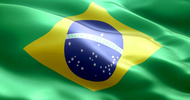istock The flag of Brazil 868796452
