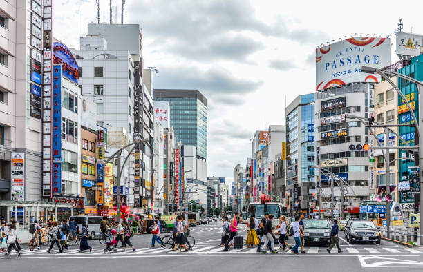 istock Crowded Tokyo Street Scene 868800250