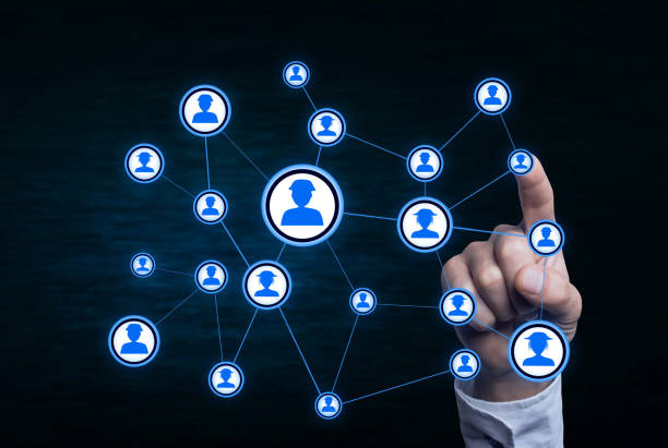 istock Business connection and social network. 868811722