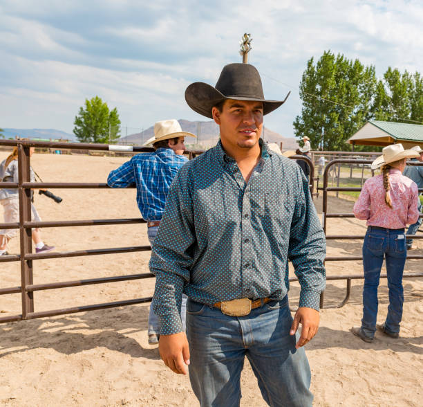 istock Cowboy Portrait at a Rodeo 868812368