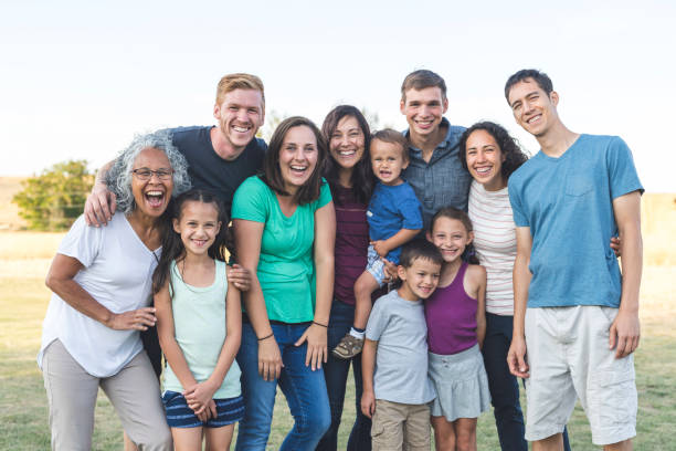 reunião de família! - large family - fotografias e filmes do acervo