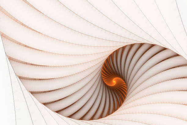 istock Abstract fractal  spiral 868822546
