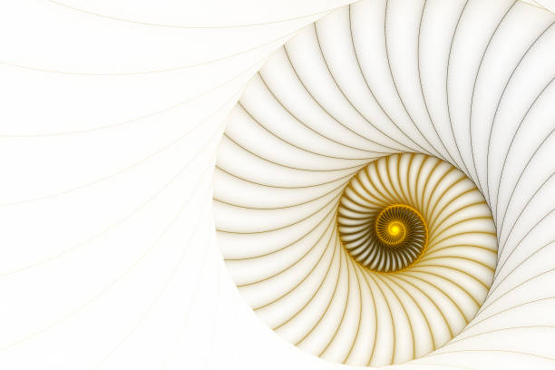 istock Abstract golden spira 868823464