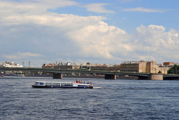 istock Pleasure boat on the Neva. 868834916