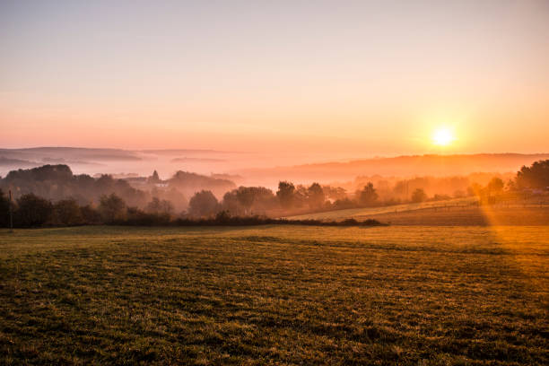 istock Sunrise over the hills 868837520