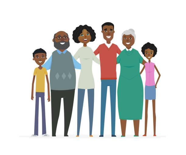 Familias Negras Vectores Libres de Derechos - iStock Familias Negras Vectores Libres de Derechos - iStock