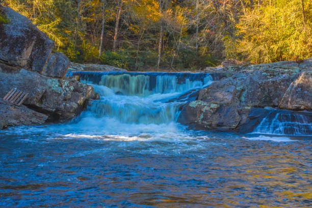 istock Waterfall in North Carolina in October 868841762