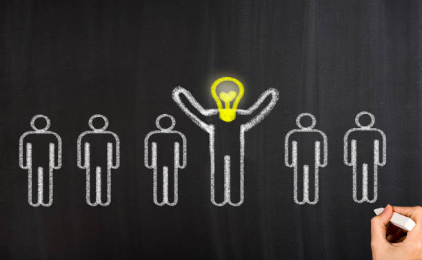 istock Concepts of New Idea and standing out from crowd 868841926