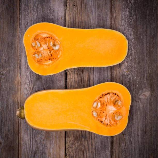 istock Sliced butternut squash over old wood 868845378