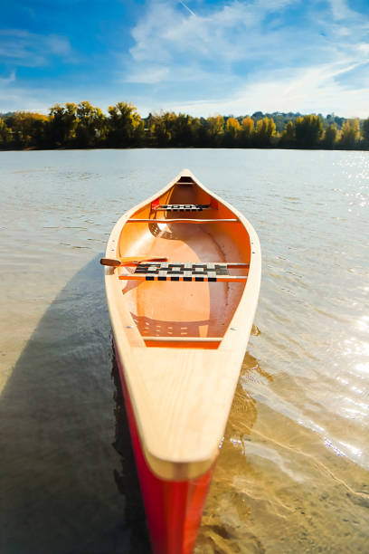 istock Canoes on the river Danube sandbar 868849146