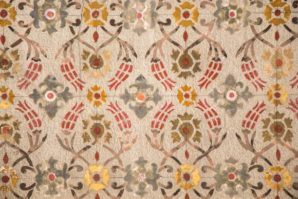 istock Floral art pattern example of Ottoman time 868849258