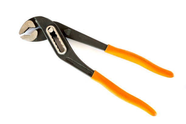 regulowane szczypce na białym tle - adjustable pliers zdjęcia i obrazy z banku zdjęć