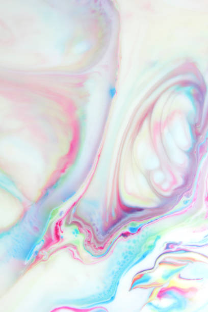istock Abstract light drawing of paint in liquid, creative background for designer, colorful divorce, picture of sleep 868856672