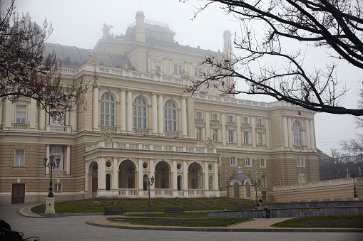 ODESSA, UKRAINE - APRIL, 15: View of Opera and ballet house on April 15, 2011
