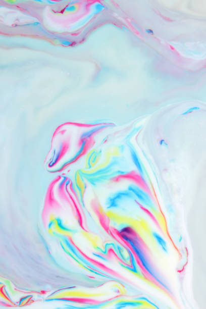 istock Abstract light drawing of paint in liquid, creative background for designer, colorful divorce, picture of sleep 868859802