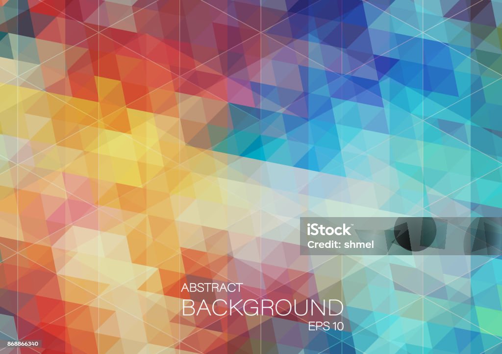 Bright Triangle Shape Bright Triangle Background Stock Illustration - Download Image Now ...