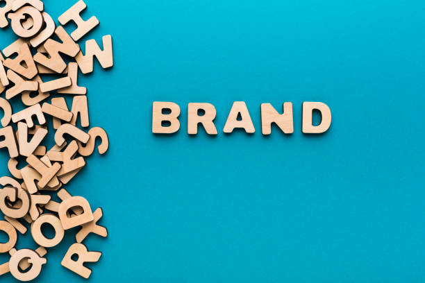 istock Word Brand on blue background 868866930