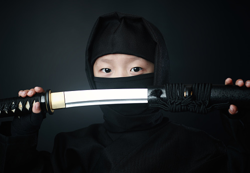 Boy in Ninja costume