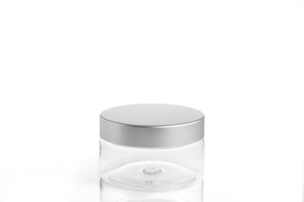 istock empty plastic, glass jars cosmetic, lotion packaging on a white background 868877314