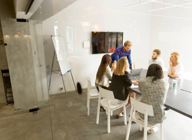 istock Multiracial modern business team developing the company's strategy at the office 868880112