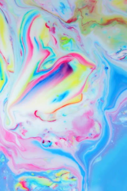 istock Image of an abstract dolphin painted on a liquid, abstract background, a creative background with a dolphin pattern, a multi-colored pattern with a dolphin symbol 868884066
