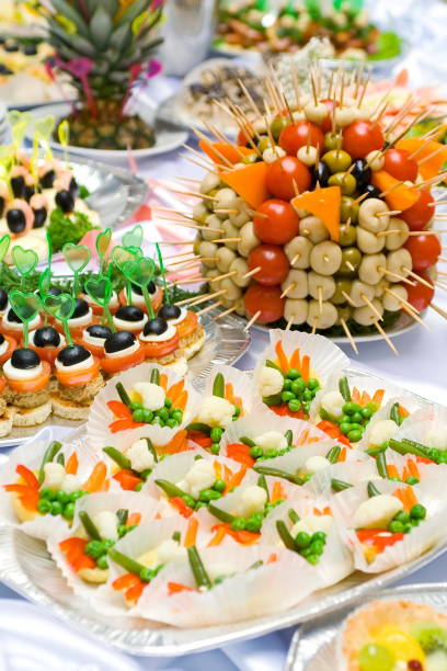 istock Catering buffet style for banquet. Snacks and appetizers 868897090