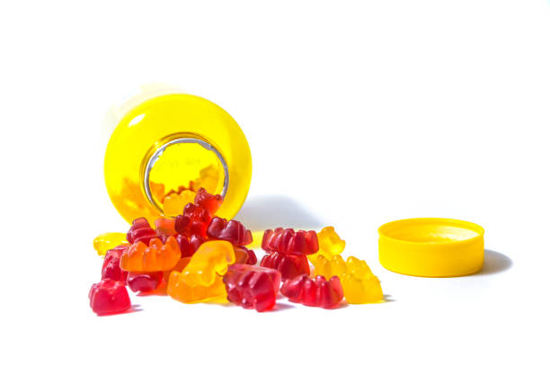 geleia tem vitaminas - gummy - fotografias e filmes do acervo