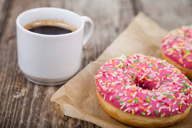 istock Donuts and a cup of coffee 868911134