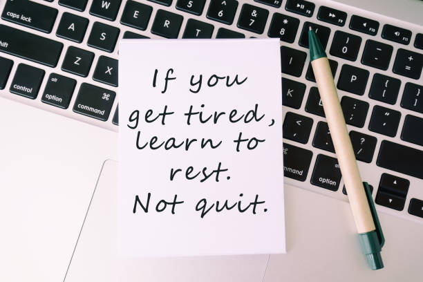 istock Life Quote -If You Get Tired, Learn To Rest. Not Quit. 868911682