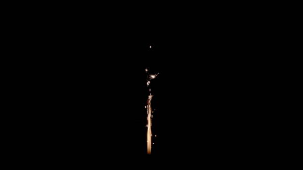 istock Glowing Flow of Sparks from Firework in the Dark 868915714