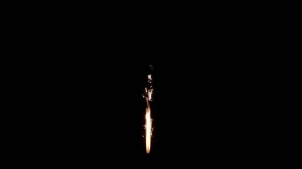istock Glowing Flow of Sparks from Firework in the Dark 868915748