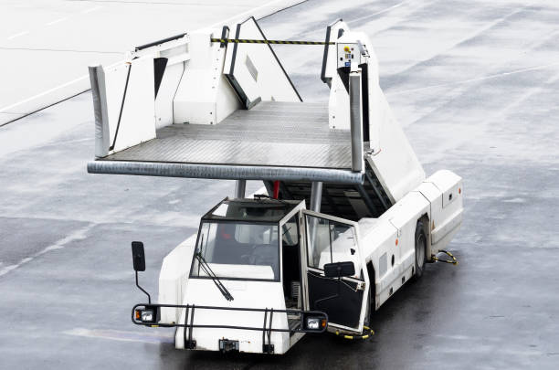 istock Passenger ladders for boarding passengers in an airplane. 868927232
