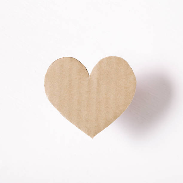 istock Heart shaped paper on white background 868927964