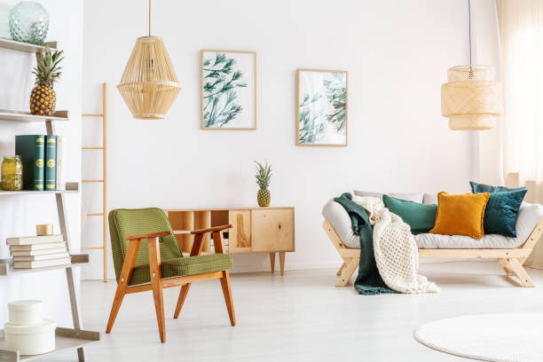 istock Armchair in spacious living room 868935130