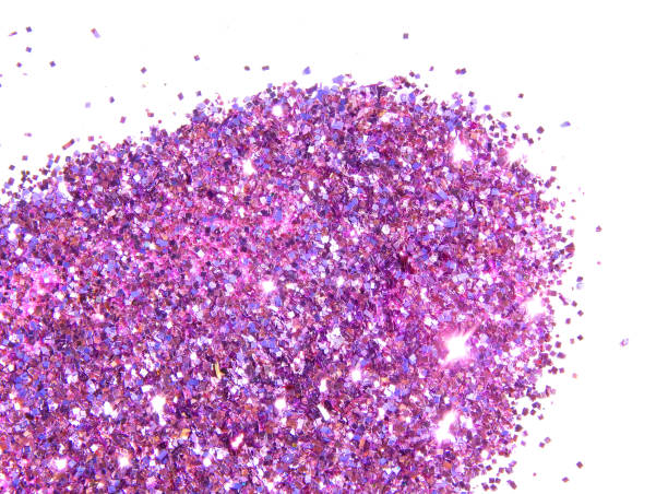 istock Textured background with purple glitter sparkle on white 868936078