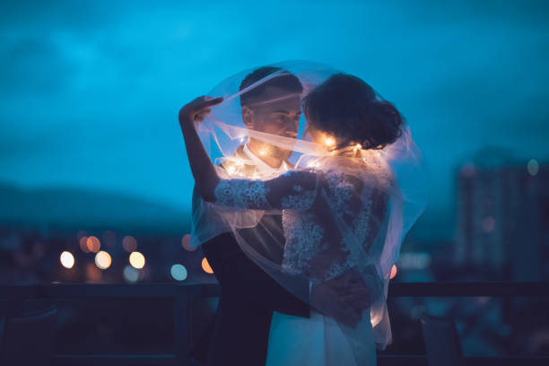 istock Bride and bridgroom celebrating love 868936504