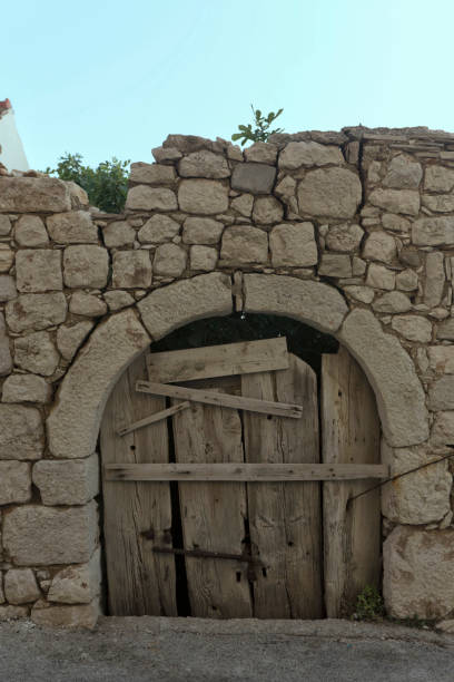 istock Old door in croatia 868940298