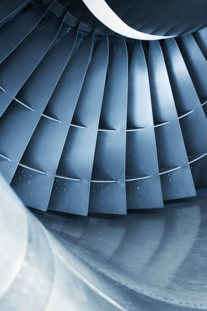 istock Aircraft jet engine turbine 868951866