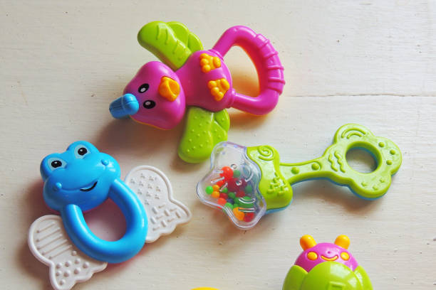 istock Baby rattle. Toys 868954536